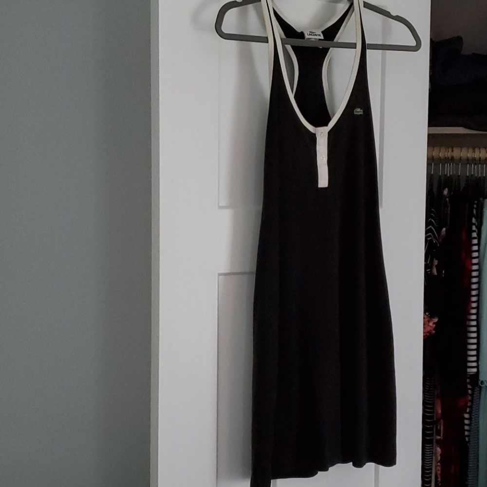 Lacoste racerback cotton dress